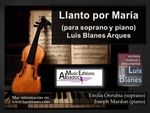 Carátula llanto por María